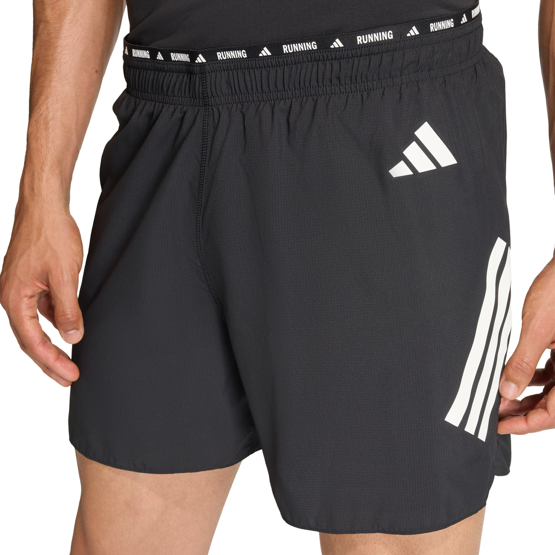 Adidas Mens ADI365 3Stripe 7" Shorts - Black