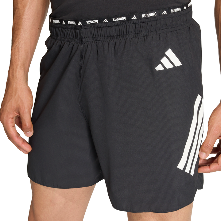 Adidas Mens ADI365 3Stripe 7" Shorts - Black