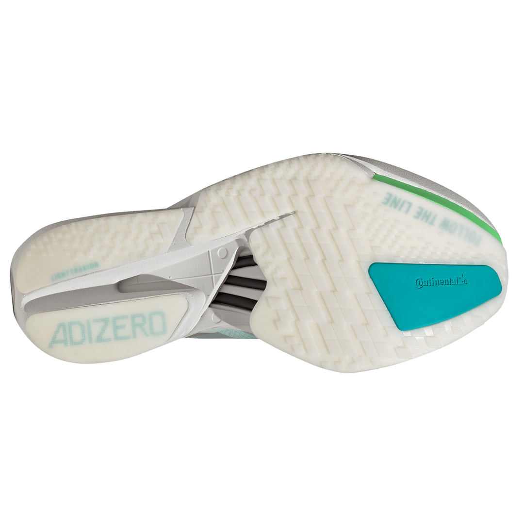 Adidas Womens Adizero Adios Pro 4 - Hi-Res Aqua/Matte Silver/Grey One - Neutral - SS26