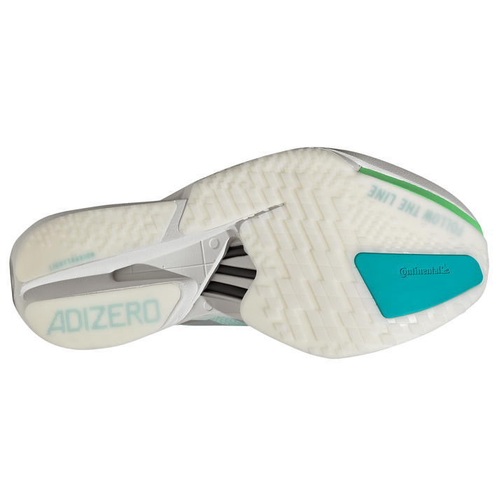 Adidas Womens Adizero Adios Pro 4 - Hi-Res Aqua/Matte Silver/Grey One - Neutral - SS26