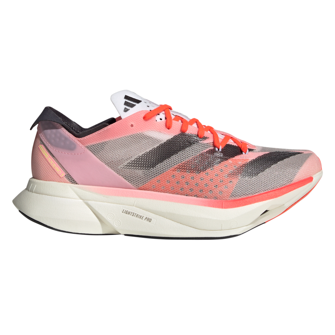 Adidas Womens Adizero Adios Pro 3 Pink Spark Aurora Metallic Solar Red Neutral