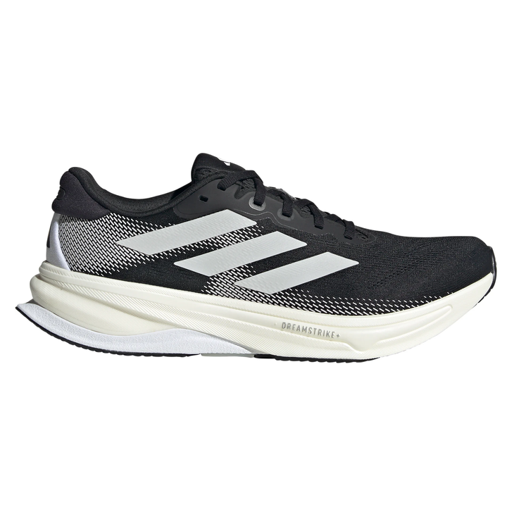 Adidas Mens Supernova Solution 2 - Core Black/Footwear White/Carbon - Stability - SS25