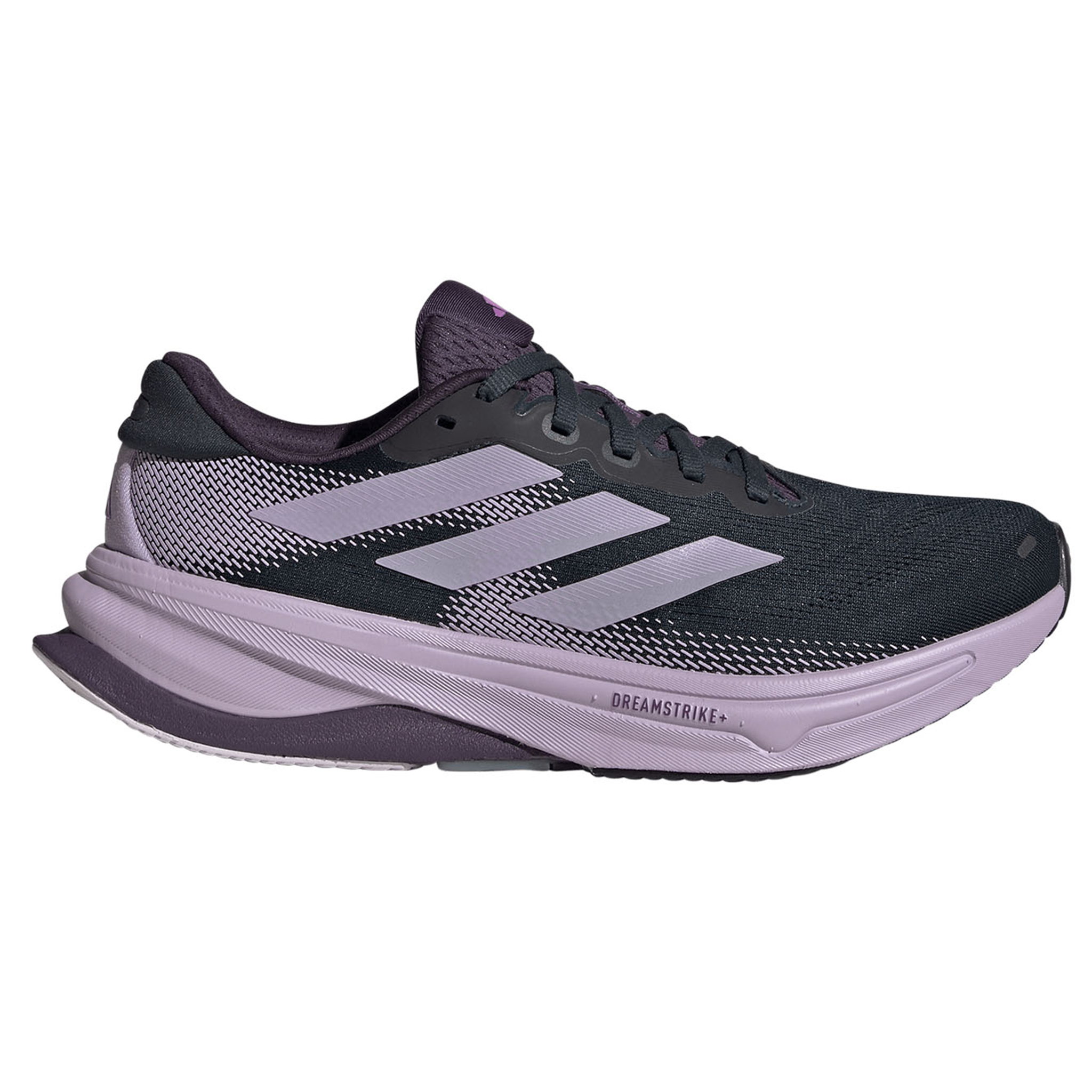 Adidas Womens Supernova Solution 2 - Aurora Ink/Powder Plum/Aurora Plum - Stability - AW25