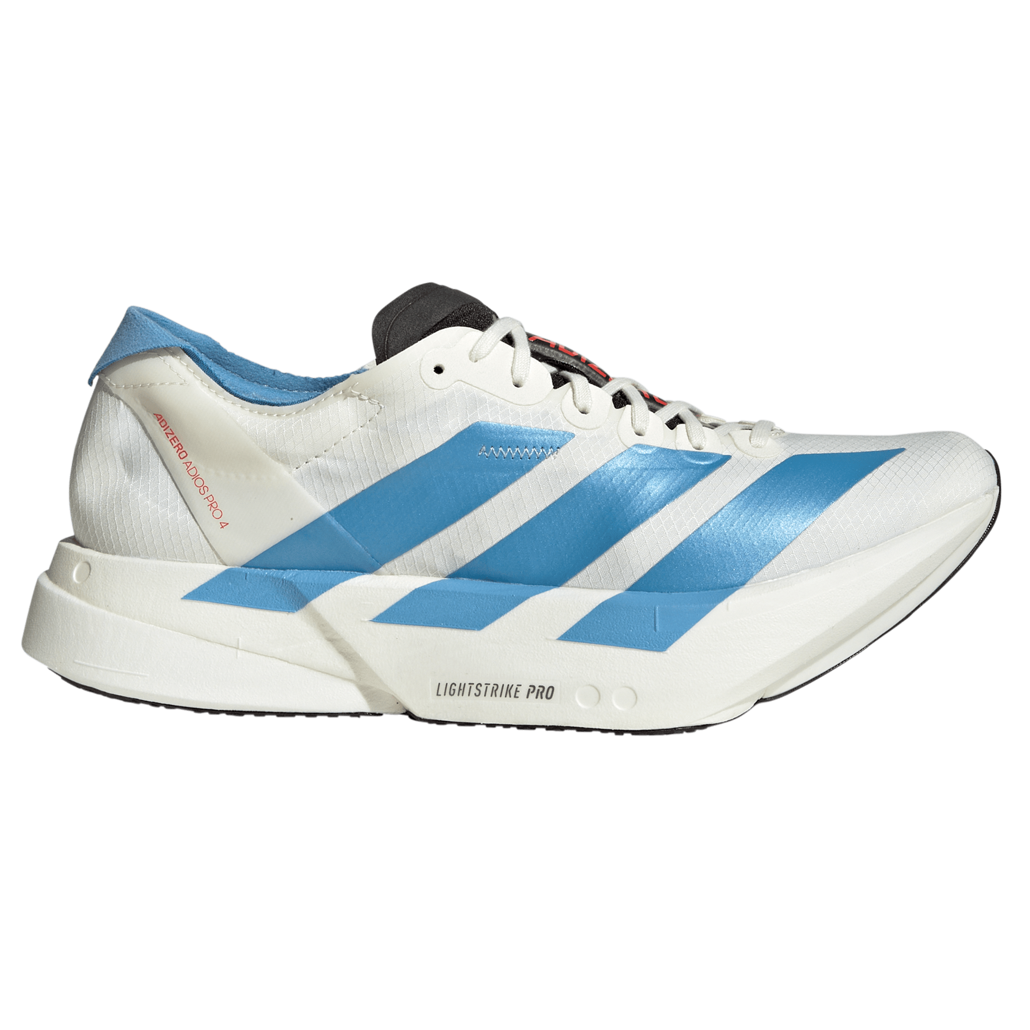 Adidas Womens Adizero Adios Pro 4 - Off White/Light Blue/Bright Red - Neutral - AW26