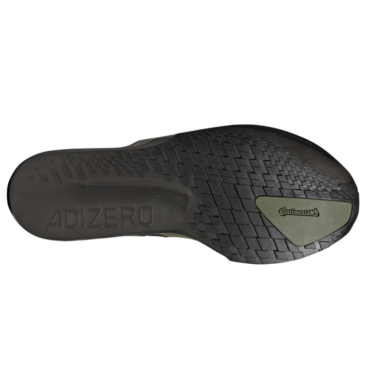Adidas Mens Adizero Adios 9 - Core Black/Focus Olive/Charcoal - Neutral - SS25