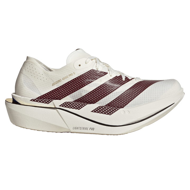 Adidas Womens Adizero Adios Pro 5 - Off White/Shadow Red/Royal Blue - Neutral - AW26