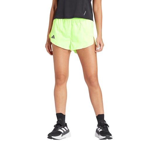 Adidas Womens Adizero Essentials Short - Lime