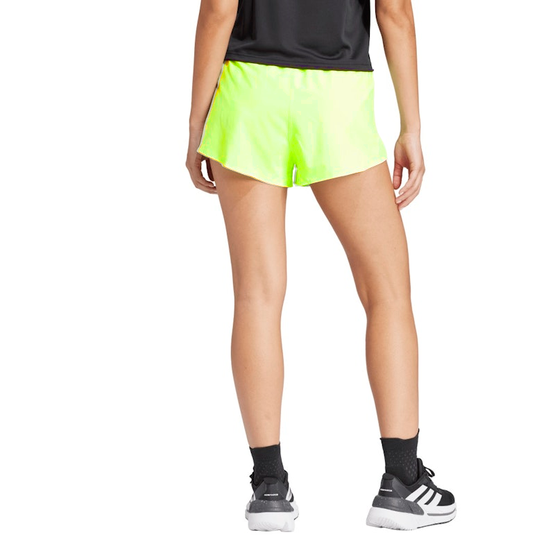 Adidas Womens Adizero Essentials Short - Lime