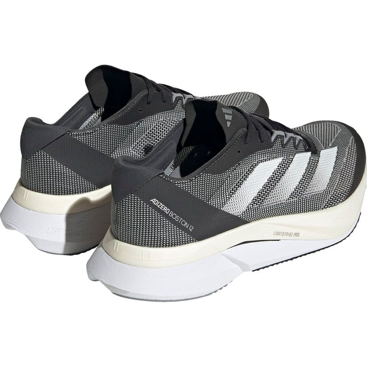 Adidas Mens Adizero Boston 12 - Core Black/Cloud White/Carbon - Neutral