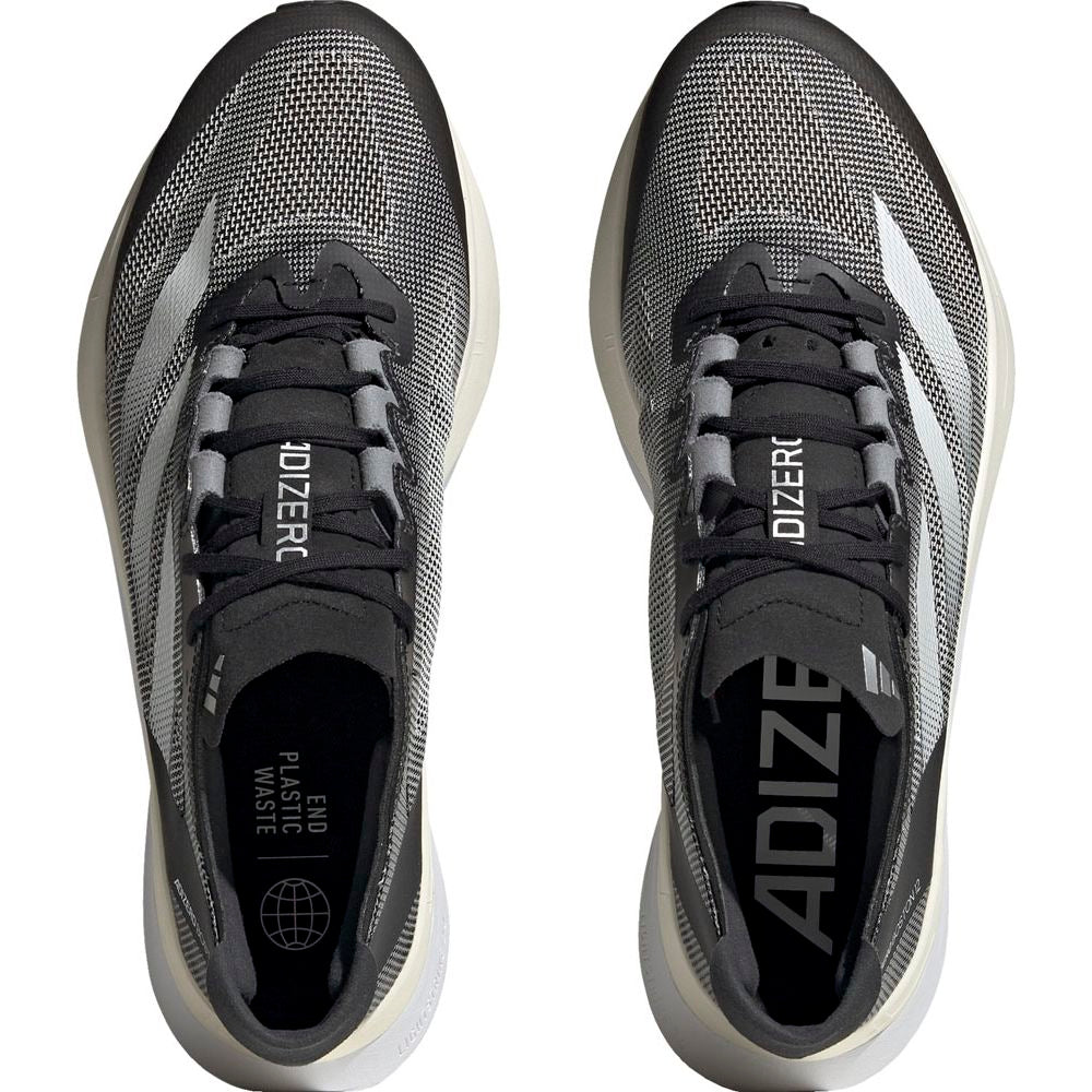 Adidas Mens Adizero Boston 12 - Core Black/Cloud White/Carbon - Neutral