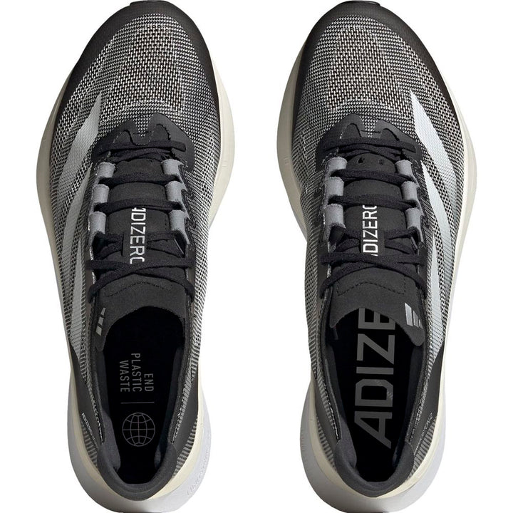 Adidas Mens Adizero Boston 12 - Core Black/Cloud White/Carbon - Neutral