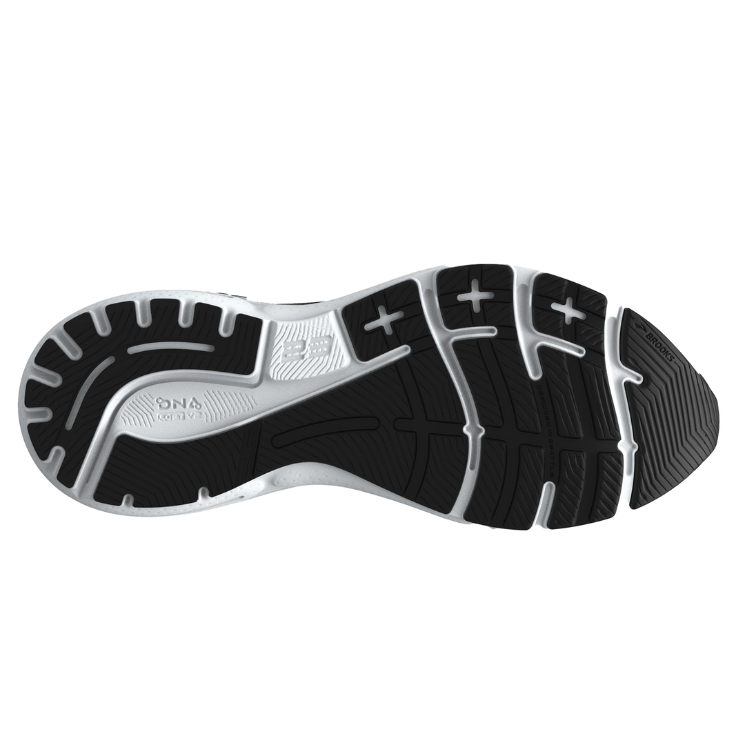 Brooks Mens Adrenaline GTS 23 Black Mandarin Red Silver Stability