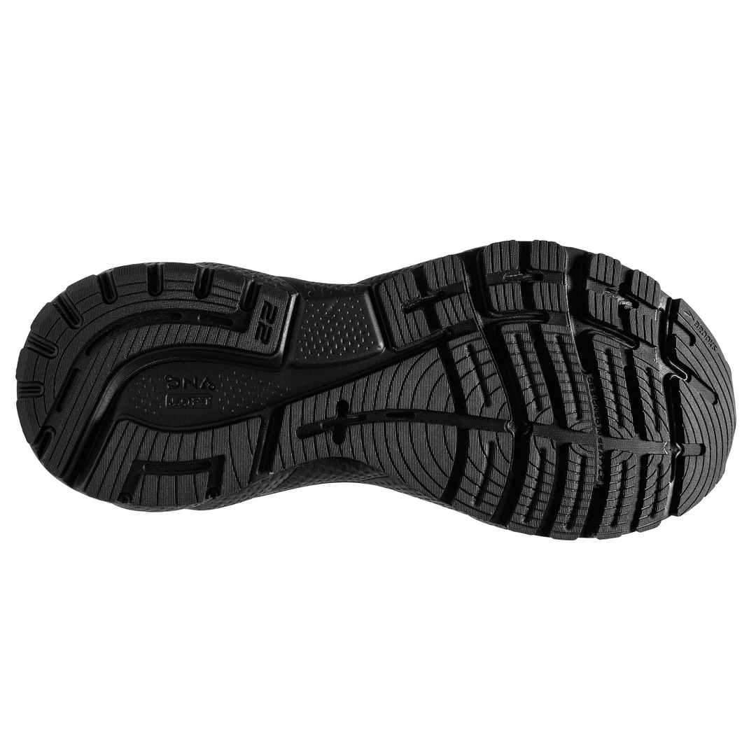 Brooks Womens Adrenaline GTS 24 - Black/Black/Ebony - Stability - SS25