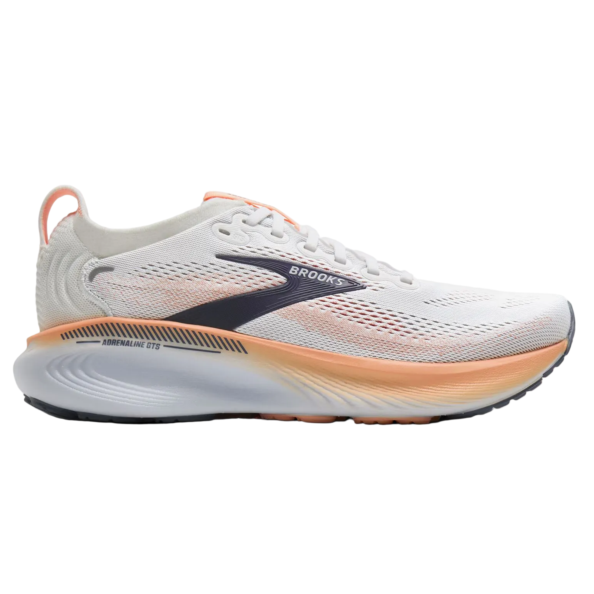 Brooks Womens Adrenaline GTS 25 - Oyster Mushroom/Peach/Grape - Stability - AW26