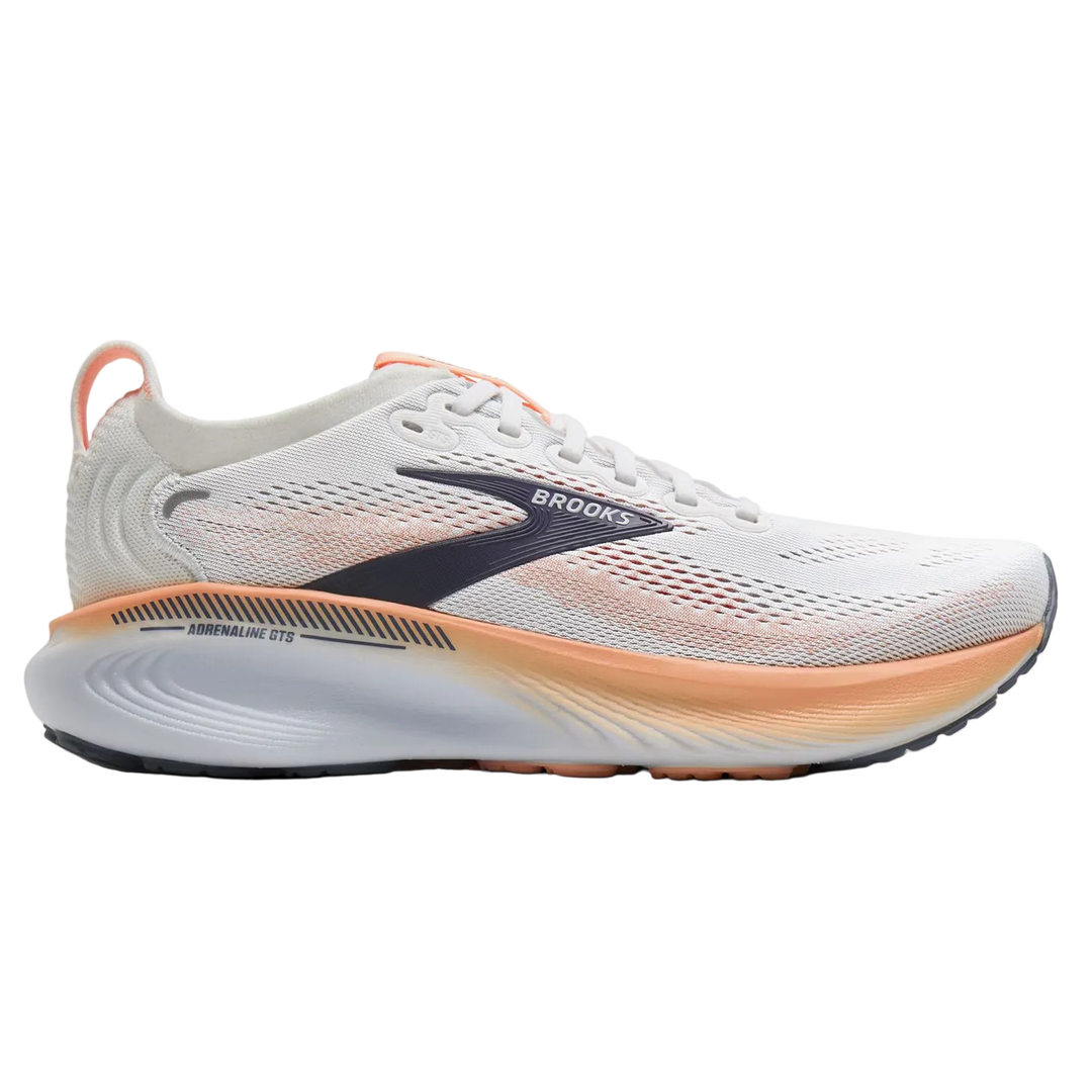 Brooks Womens Adrenaline GTS 25 - Oyster Mushroom/Peach/Grape - Stability - AW26