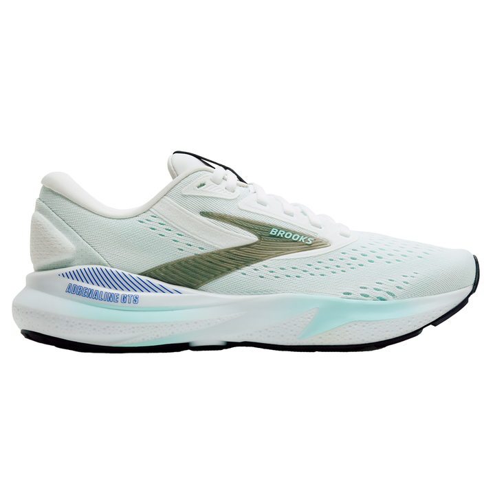 Brooks Womens Adrenaline GTS 24 - White/Limpet Shell/Amparo - Stability - SS25