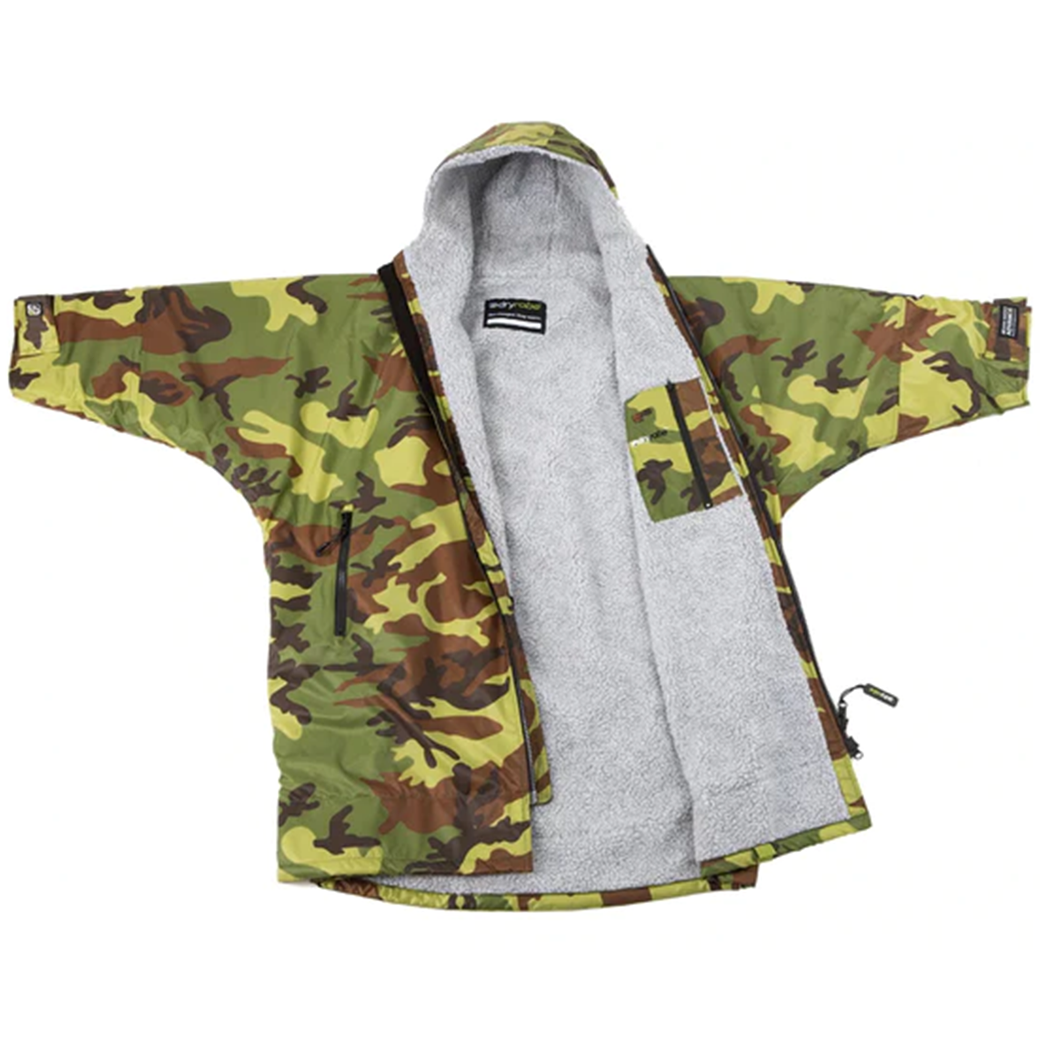 Dryrobe Advance KIDS (10-13) Long Sleeve - Camo/Grey
