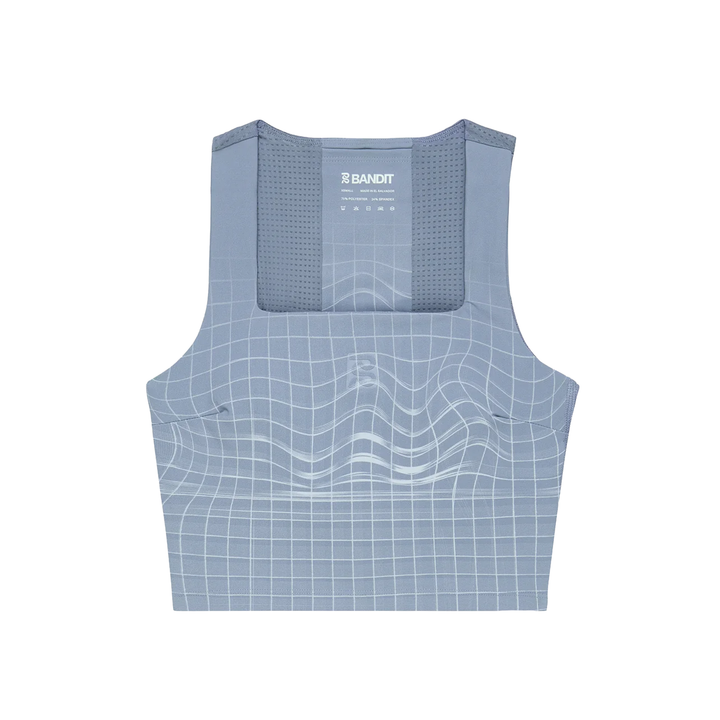 Bandit Womens Vanisher Square Neck Race Crop - Pavilion Blue - AW26