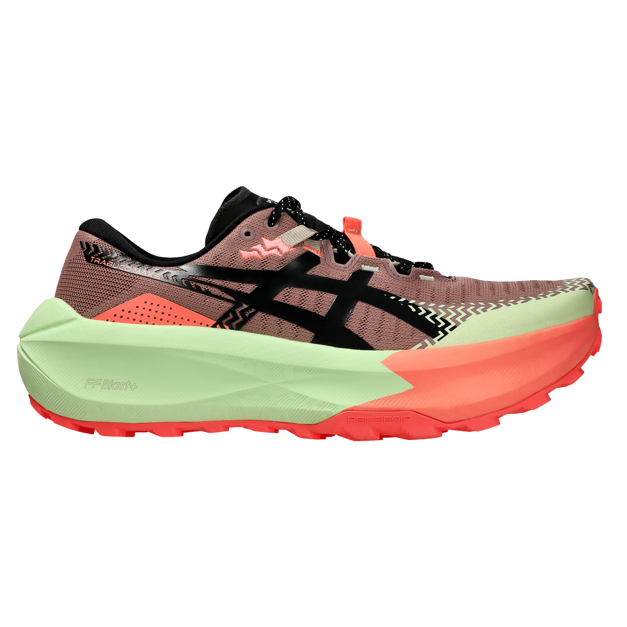 Asics Mens Trabuco Max 5 - Umeboshi/Black - Trail - AW26