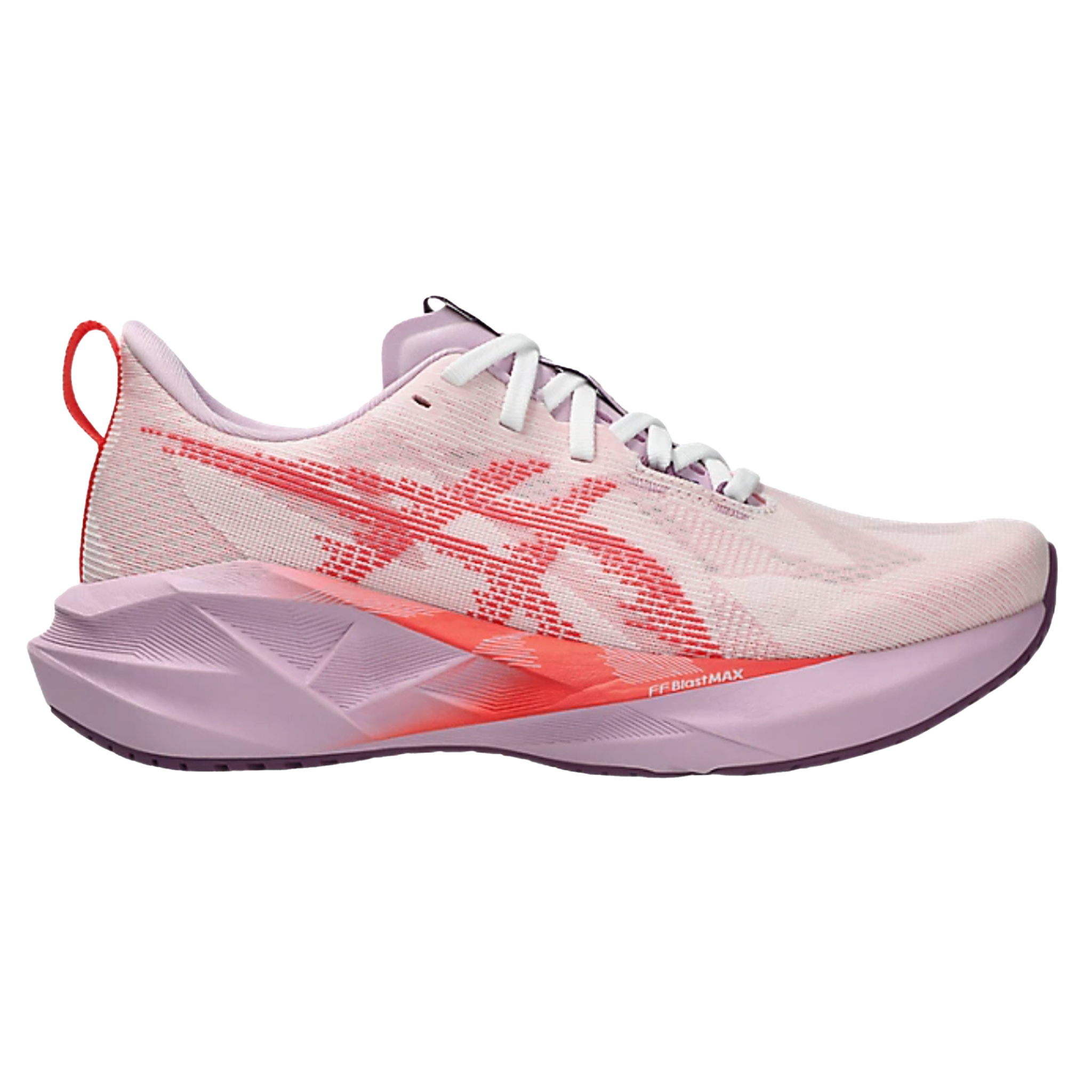 Asics Womens Novablast 5 - White/Coral Reef - Neutral - SS25