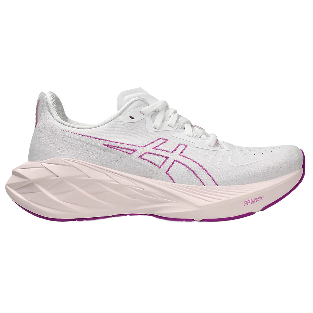 Asics Womens Novablast 4 - White/Soothing Sea - Neutral