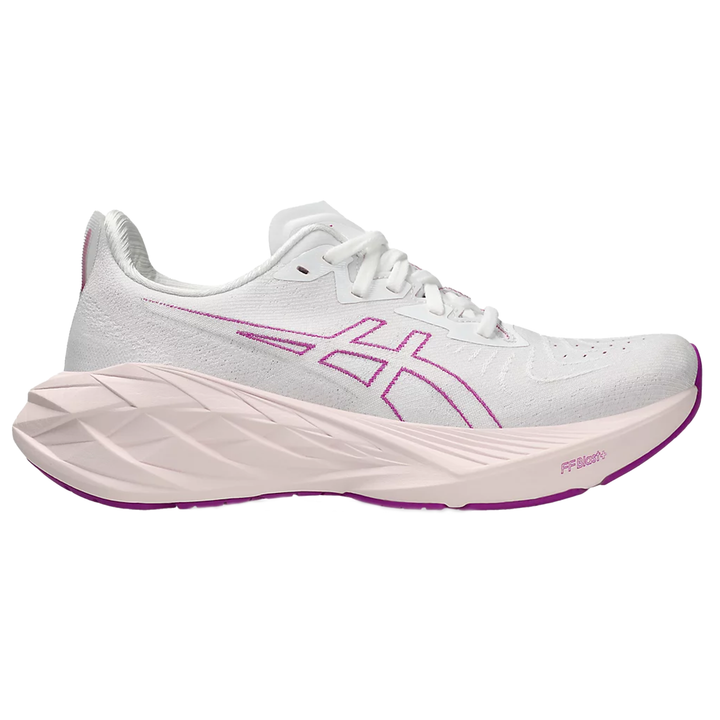 Asics Womens Novablast 4 - White/Soothing Sea - Neutral