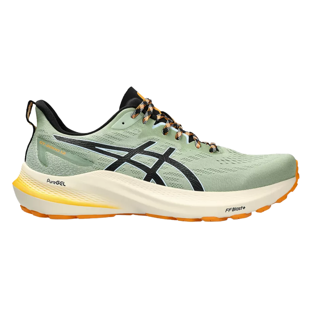 Asics Mens GT 2000 12 TR Nature Bathing Fellow Yellow Trail
