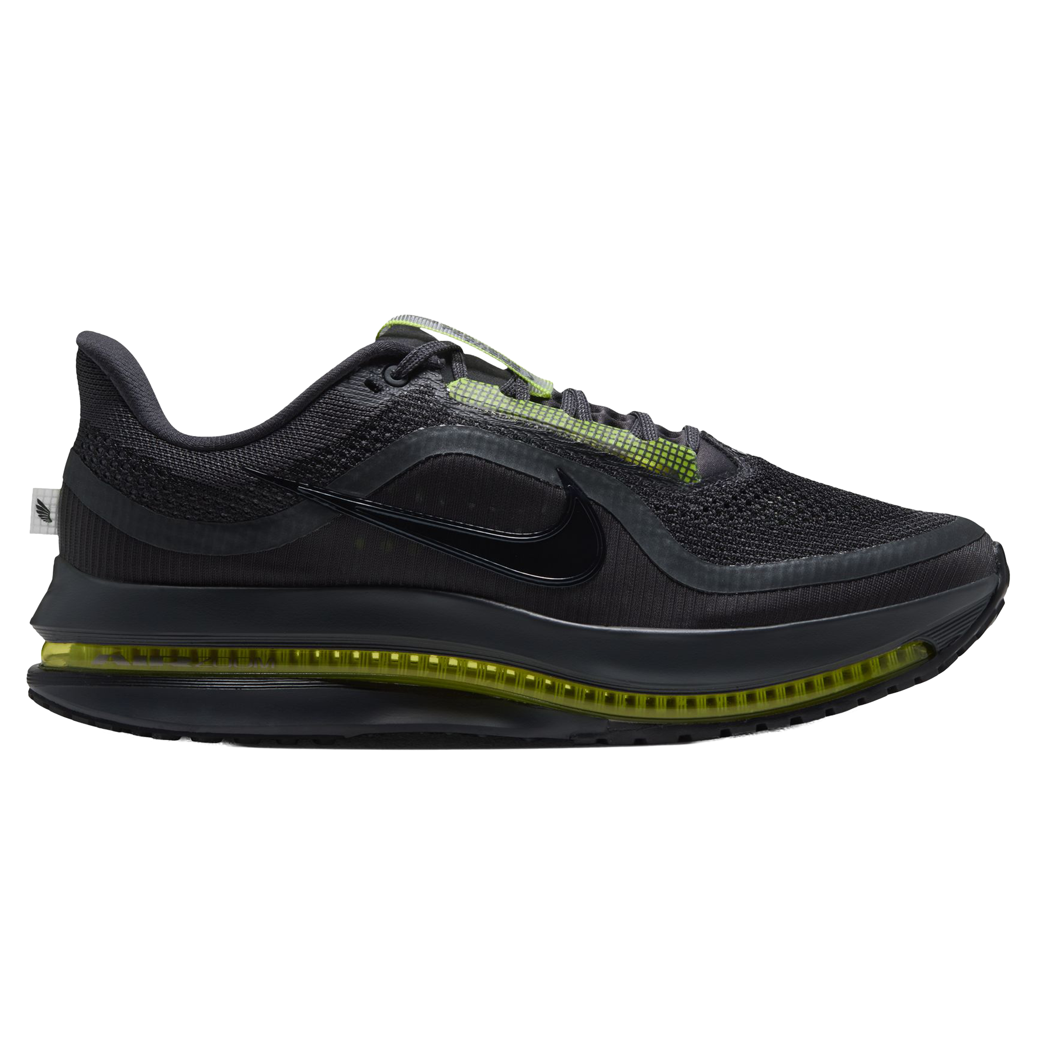 Nike Mens Pegasus Premium - Dark Shadow/Black/Lemon Venom/White - Neutral - HO26