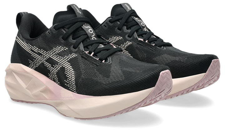 Asics Womens Novablast 5 - Black/Pearl Pink - Neutral - SS26