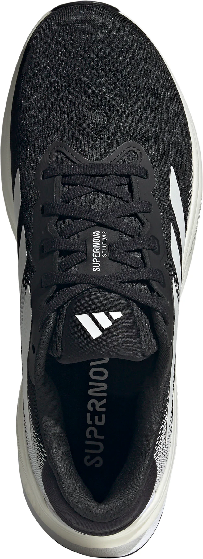 Adidas Mens Supernova Solution 2 - Core Black/Footwear White/Carbon - Stability - SS25