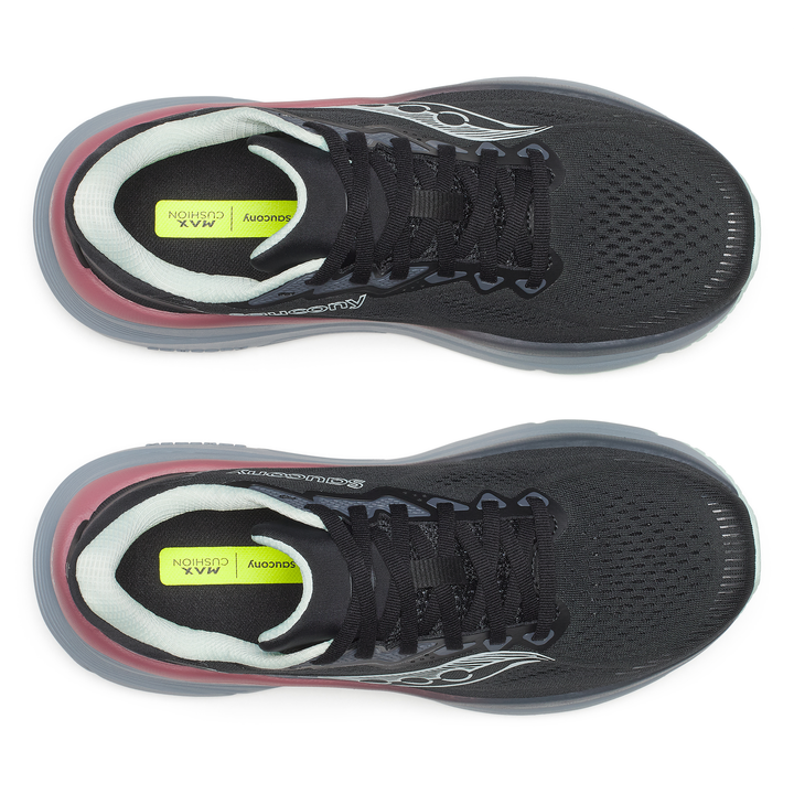 Saucony Womens Guide 19 - Schwarz/Calm - Stabilität - SS26