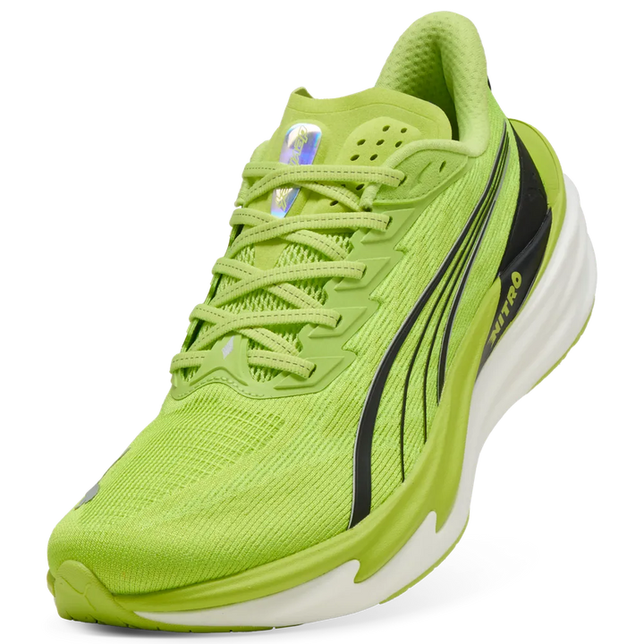 Puma Mens Deviate NITRO 4 - Sunny Lime/Puma Black - Neutral - AW26