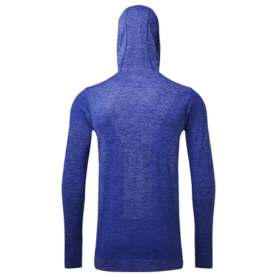 Ronhill Mens Life Seamless Hoodie - Cobalt Marl