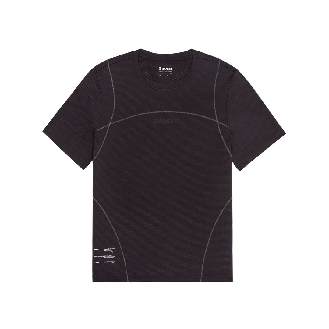 Bandit Herren Micromesh Reflecto Stitch Run T-Shirt – Shadow – SS26