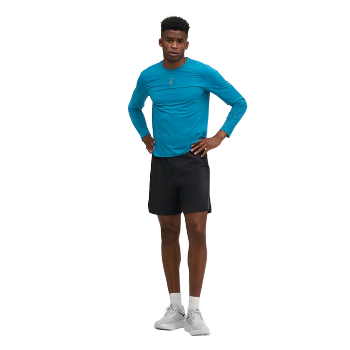 Hoka Mens Glide 7" 2in1 Short - Black - AW26