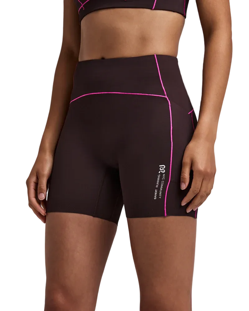 Bandit Women's Vanisher 5" Pop Stitch High Waist Compression Short - Espresso - AW26