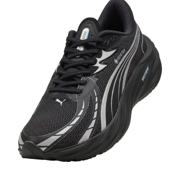 Puma Herren Velocity NITRO 4 GTX - Puma Schwarz/Puma Silber - Neutral - AW25