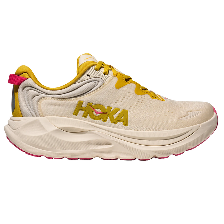 Hoka Womens Gaviota 6 - Birch/Yellow Gold - Stability - SS26