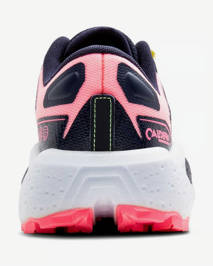 Brooks Womens Caldera 7 - Pink/Peacoat/Sunny Lime - Trail