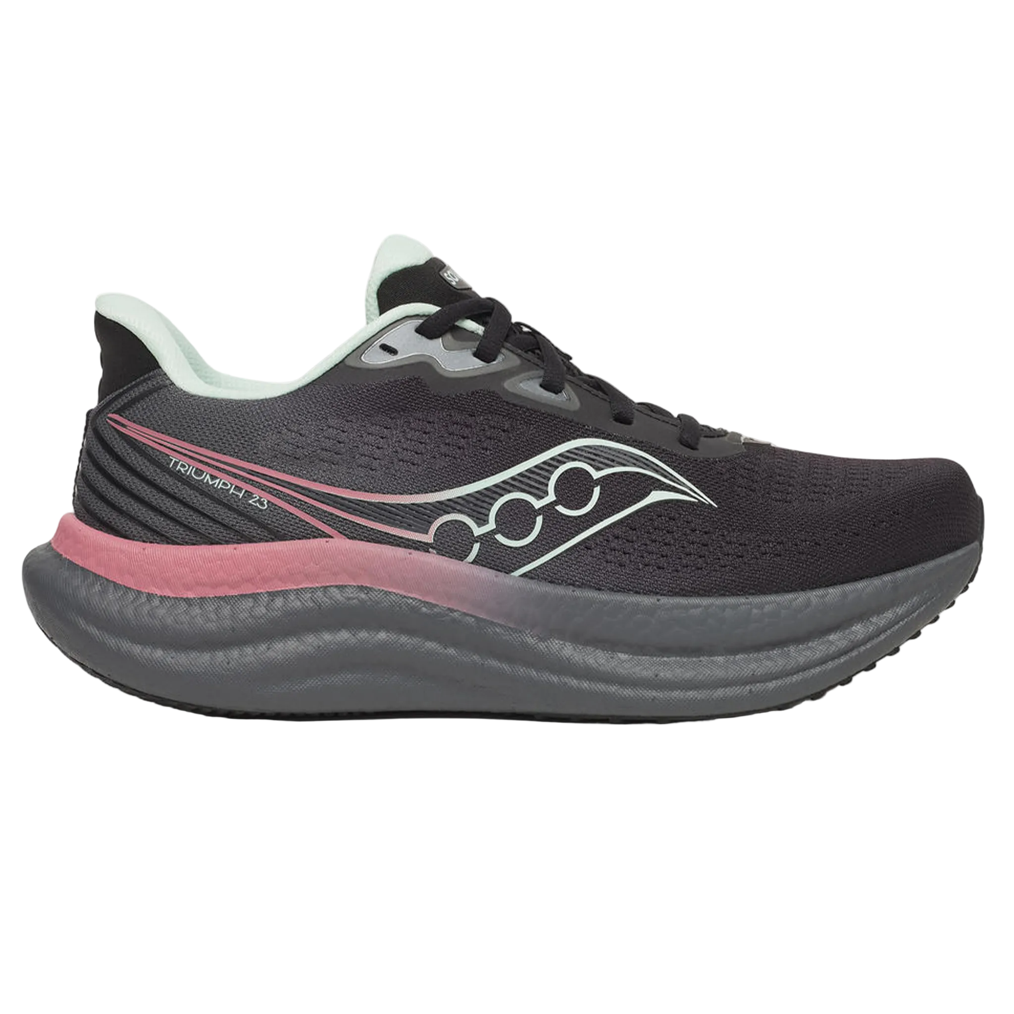 Saucony Femme Triumph 23 - Noir/Calme - Neutre - SS26