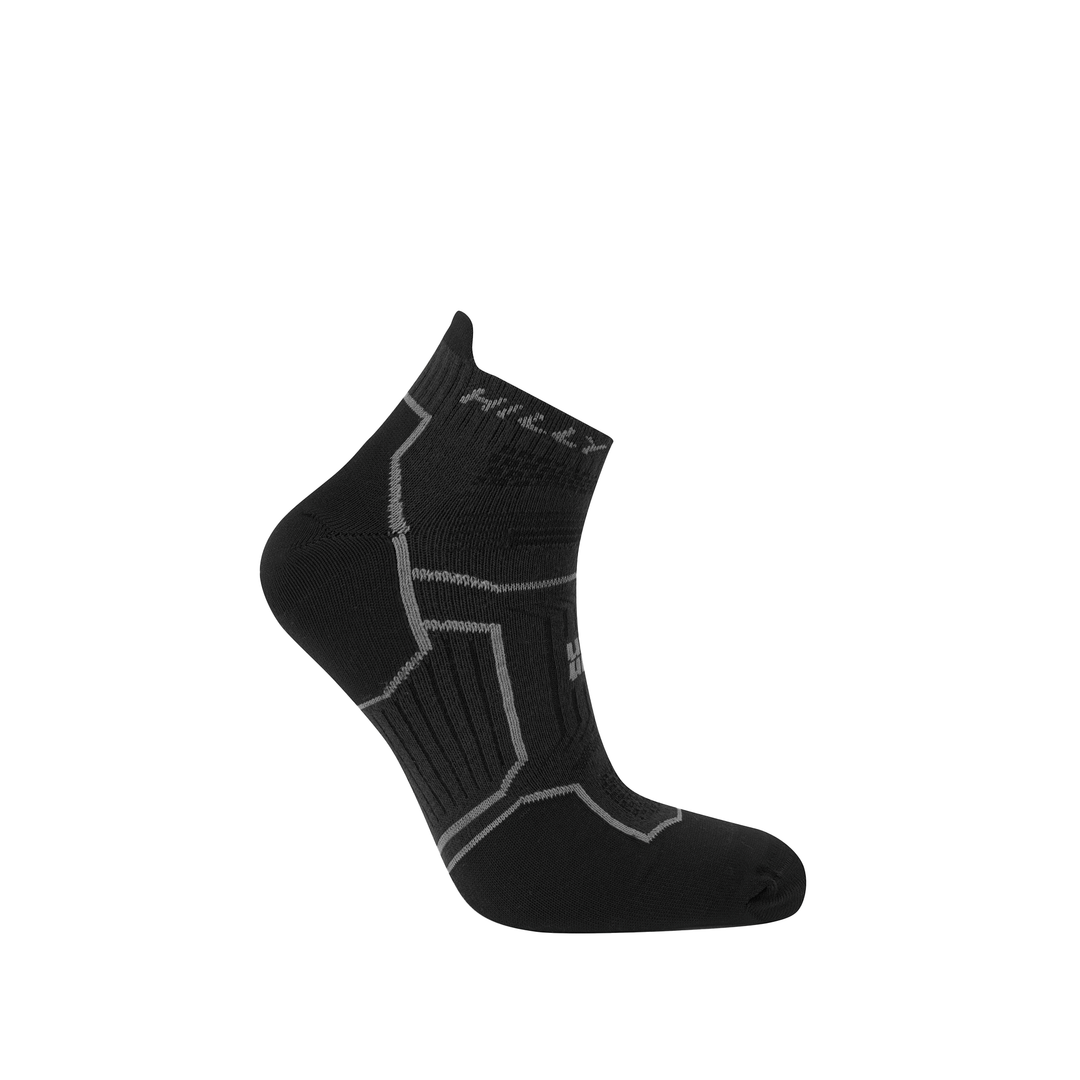 Hilly Twin Skin Sockel – Schwarz/Anthrazit – SS25