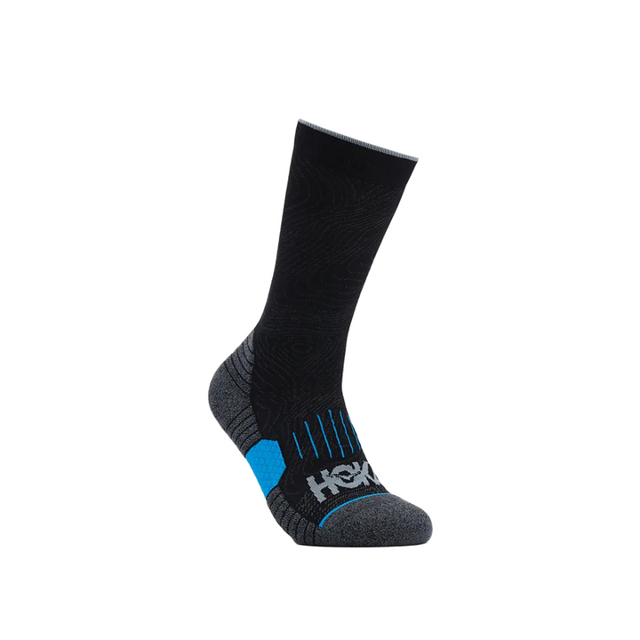Hoka Unisex Crew Run Sock 3-Pack - White/Black/Grey