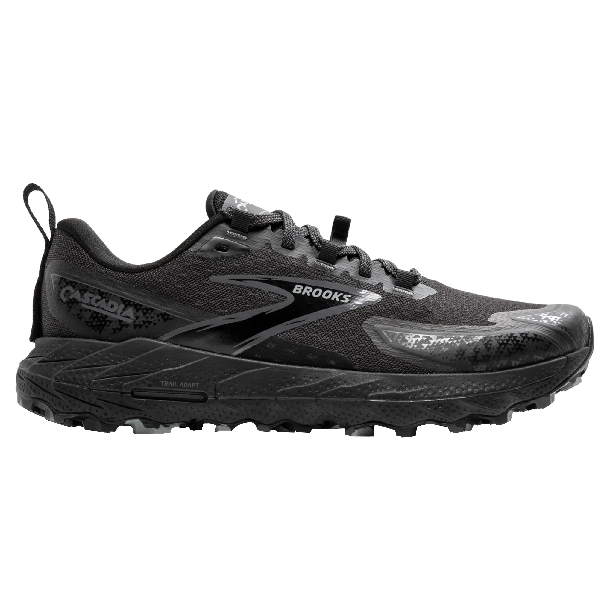 Brooks Womens Cascadia 18 - Black/Blackened Pearl/Grey - Trail - SS25