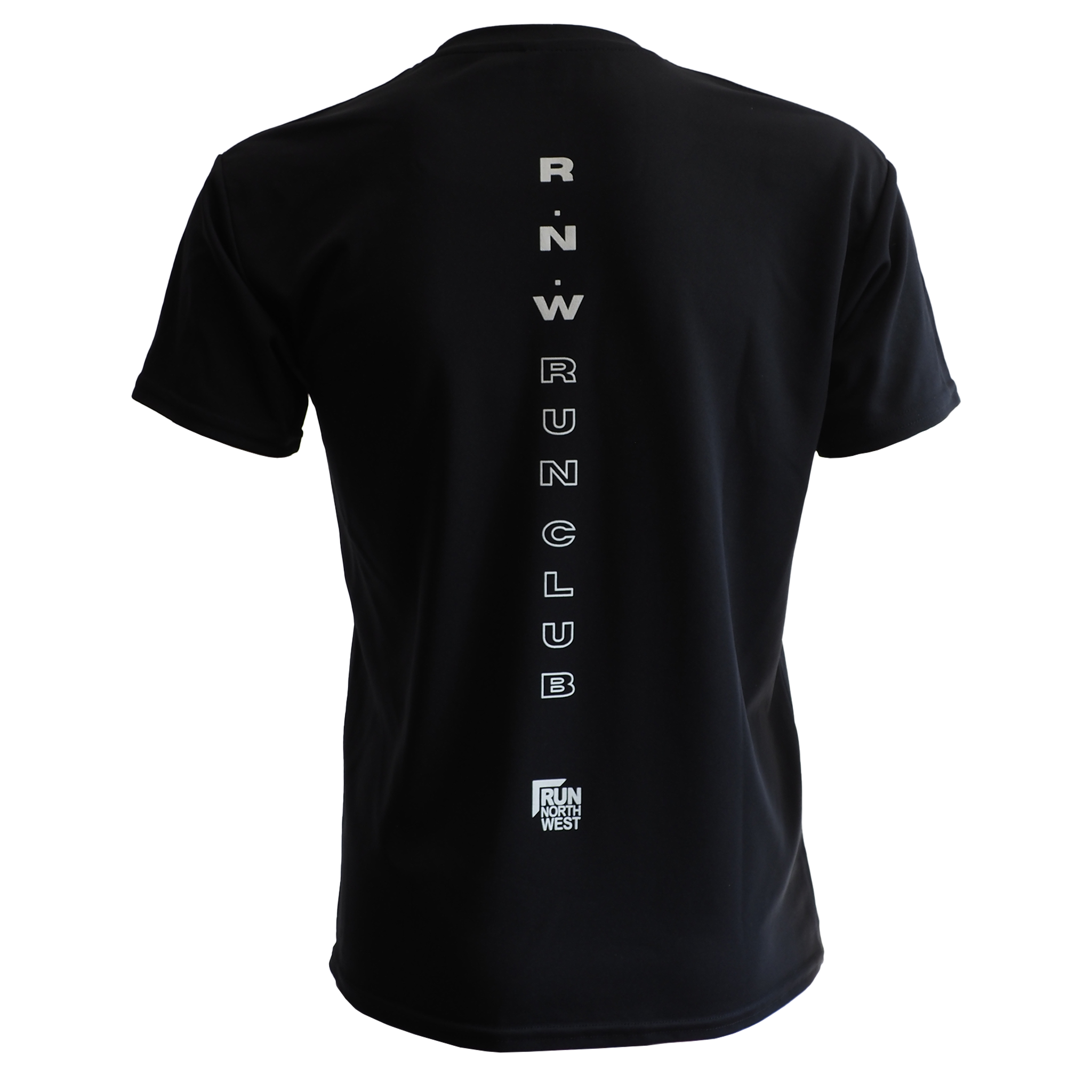T-shirt technique recyclé RNW Run Club - Noir
