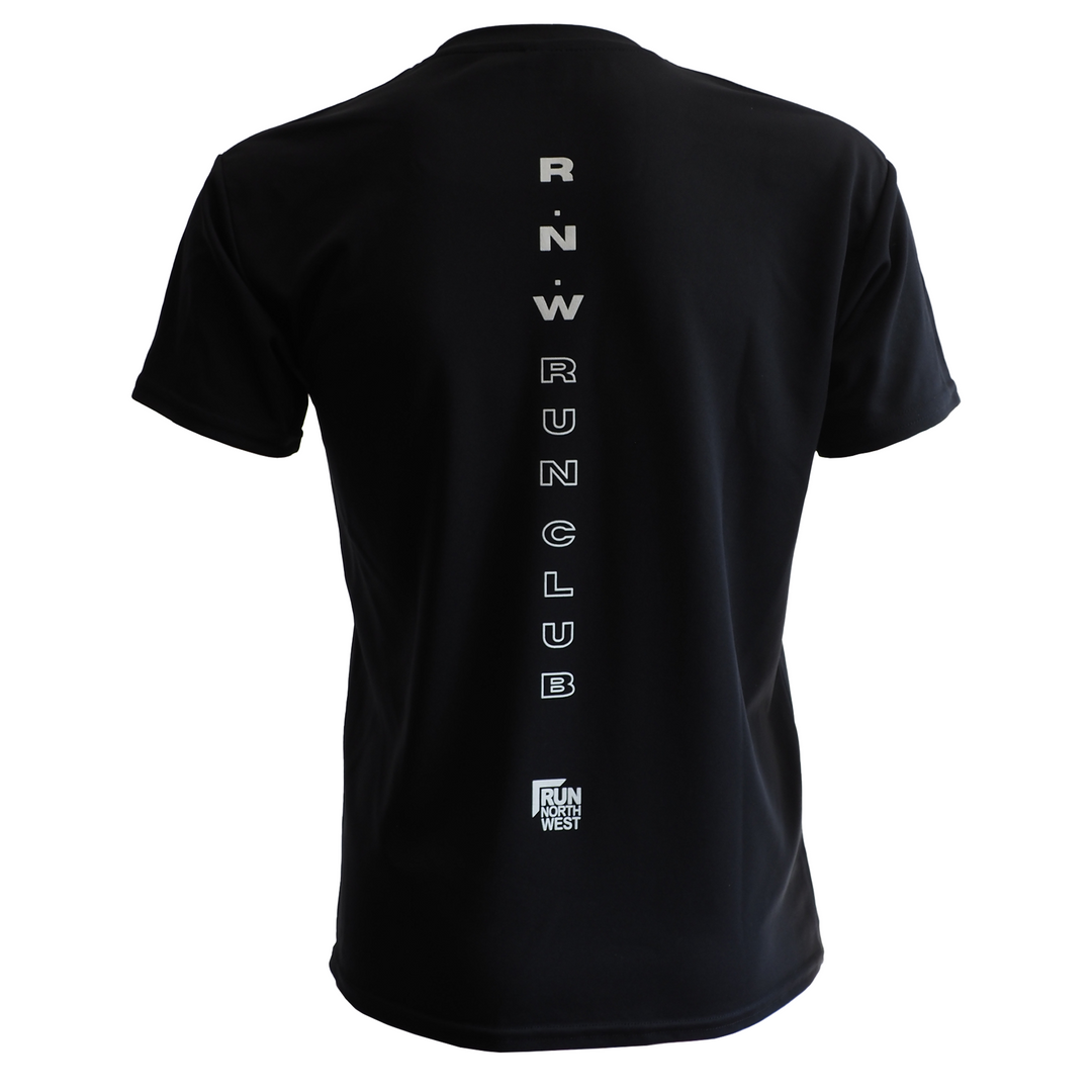 RNW Run Club Recycled Tech Tee - Black