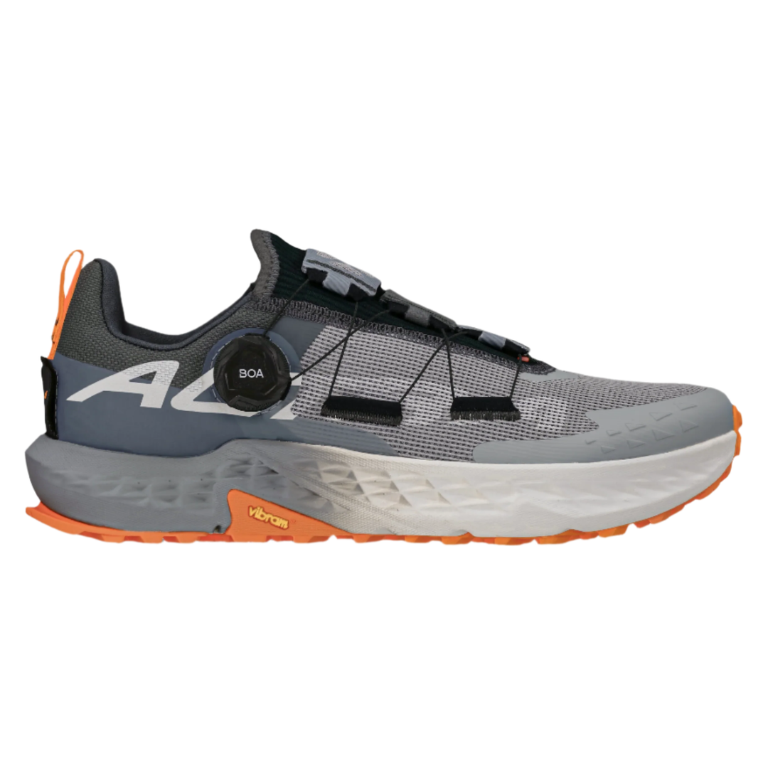 Altra Mens Timp 5 BOA - Gray/Orange - Trail - AW25