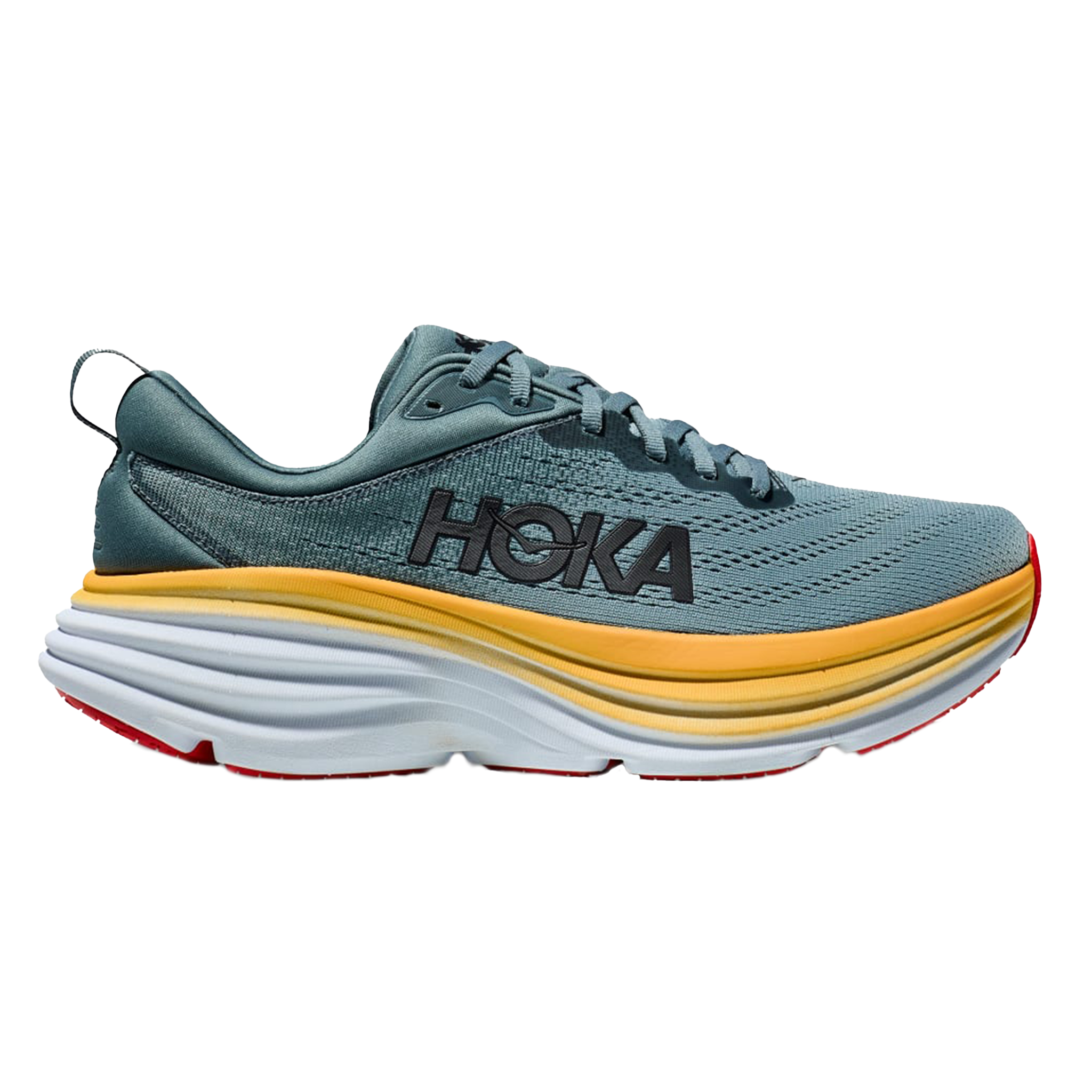 Hoka Mens Bondi 8 - Goblin Blue/Mountain Spring - Neutral