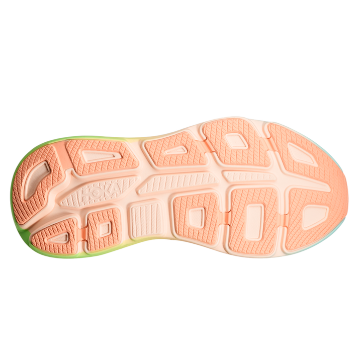 Hoka Womens Bondi 9 - Frost/Pale Tangerine - Neutral - SS25