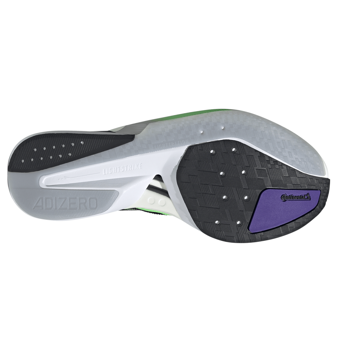 Adidas Mens Adizero Boston 13 - Core Black/Lime Burst/Energy Ink - Neutral - SS26