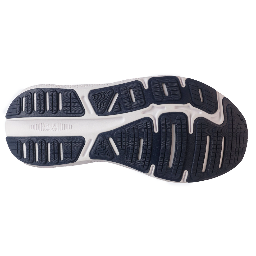 Brooks Mens Ghost Max - Crown Blue/Black Iris/Marigold - Neutral